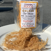 Raw GOLD Sea Moss from St. Lucia - 1 ounce